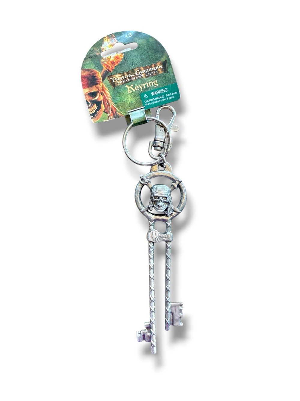 2006 Pirates of the Caribbean Davy Jones Key Keychain Dead Man’s Chest NWT